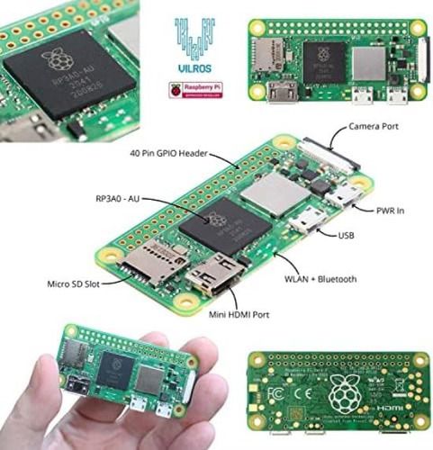 Vilros Raspberry Pi Zero 2 W Basic Starter Kit Con Estuche A
