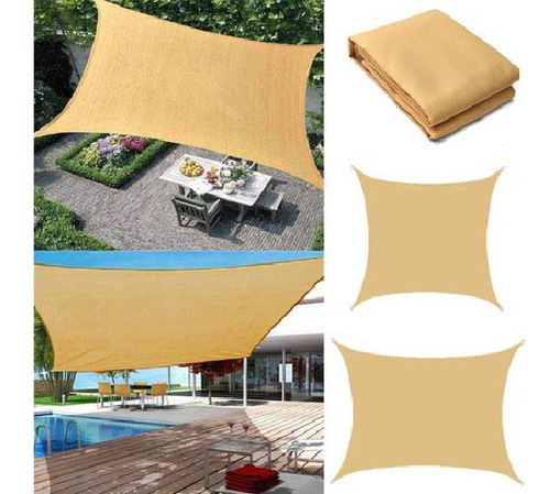 Tela De Protección Solar Impermeable Shi De 3 X 4 M