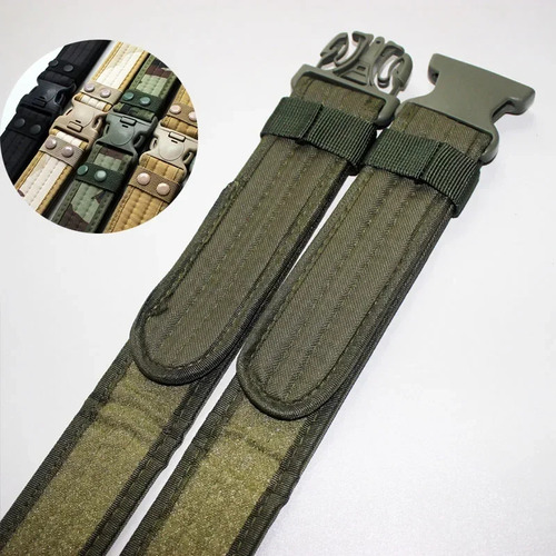 Cinturón Militar, Cinturón Táctico, Cinturón De Lona Para Ho