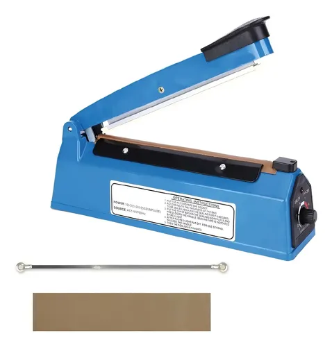 Seladora Manual 20 cm para Saco Plástico PP e PE com Temporizador 220V