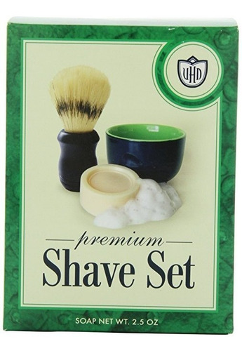 Van Der Hagen Premium Shave Set (2,5 Oz Jabón, Bowl, Brush)