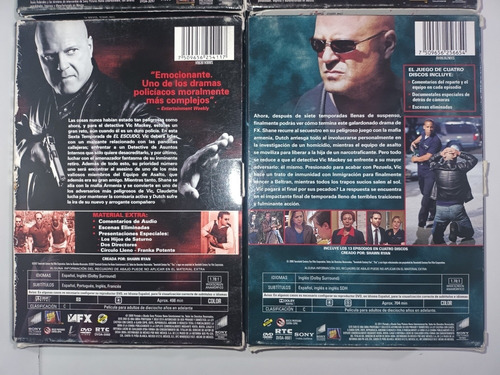 The Shield Dvd El Escudo Temporada 3 4 5 6 Y 7 Excelentes (Usado)