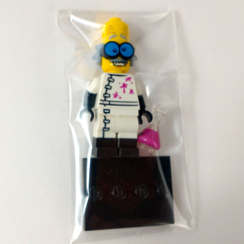 Lego Científico Monstruo Minifiguras Serie 14 - Lm032 1 Científico Monstruo (Usado)