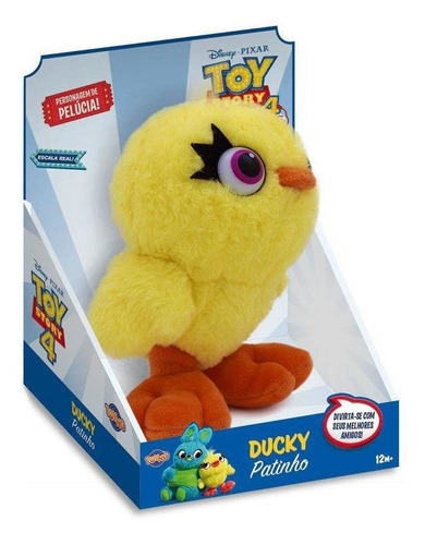 Brinquedo Pelúcia Pintinho Ducky 15cm Toy Story 4 Toyng 0382