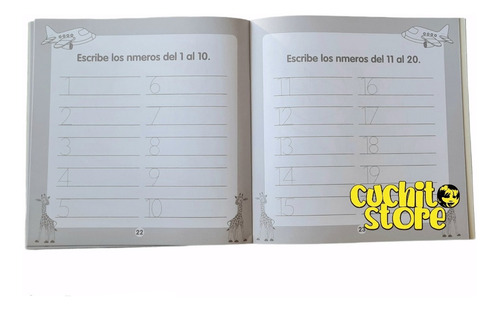 Libro De Aprendizaje Trazos Numeros Con Actividades