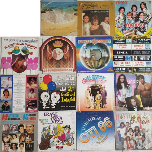 Pop -78-discos De Acetato---lp--precio X Todos--excelentes