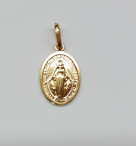 Hermosa Medalla De La Virgen Milagrosa, En Oro De 18k