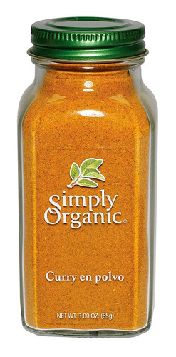 Curry Simply Organic En Polvo 85g