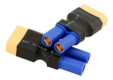 Pack De 3 Adaptadores Xt90 A Ec5 - Conexin Resistente