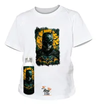 Comprar Polera De Niño + Botella, Batman, Superhéroe, Dc Comics, Dtf