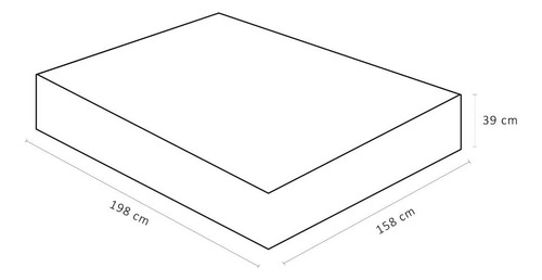 Base Baú Camurça Preto Queen (158x198x39) - Ortobom