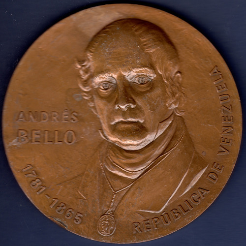 Medalla Bicentenario Del Nacimiento De Andrés Bello 1981