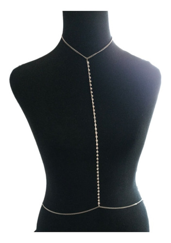 Bodychain Tipo Arnés Regulable Con Strass