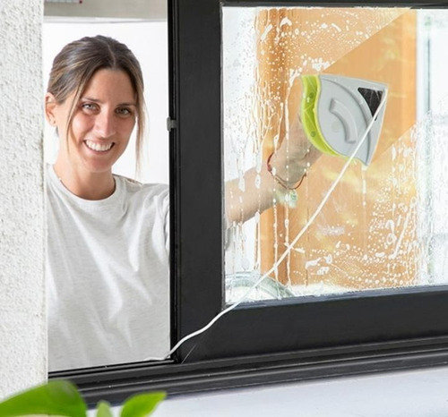 Imagen 4 de 10 de Limpiavidrios® Glass Cleaner Imantado Easyclean Magnetico