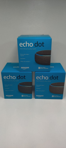 Alexa Echo Dot ( 3ra Gen)- Corneta Inteligente Con Alexa 