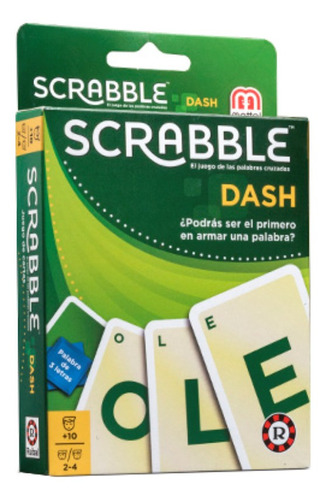 Imagen 1 de 1 de Juego de cartas Scrabble Dash Ruibal 7951