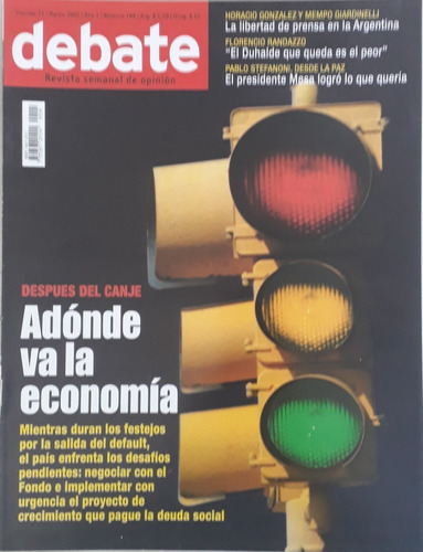 Revista Debate ¿adónde Va La Economía?