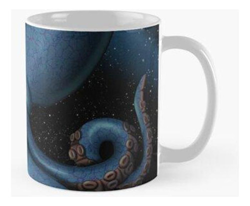 Taza Pulpo Tierra Y Luna - Azul Calidad Premium