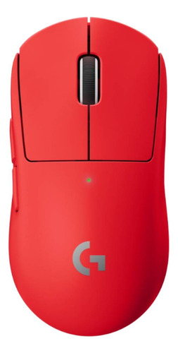 Mouse Gamer Logitech Pro X Superlight Inalambrico Rojo