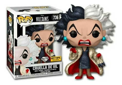 Funko Pop Disney Villains Cruella De Vil Vinyl Figure. 736