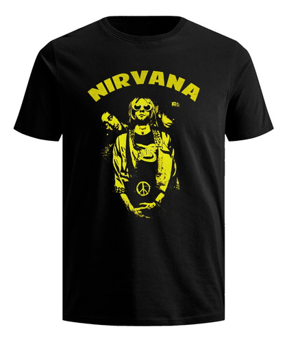 Playera Nirvana Grupos De Rock Grunge Camiseta Kurt Cobain 1