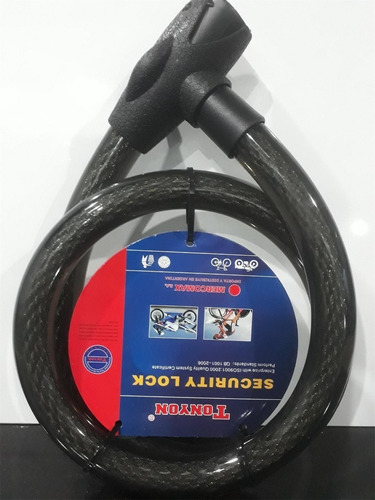 Imagen 4 de 7 de Linga Acerada Exocet Piton Candado Para Moto Devotobikes