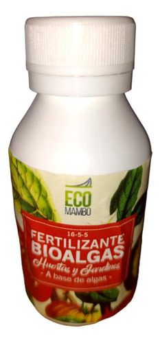Fertilizante Bioalgas Huertas Y Jardines Ecomambo 100ml