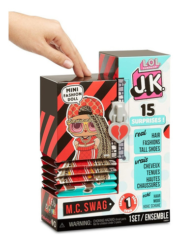 Muñeca Lol Surprise J.k. Mc Swag Unboxing De 15 Sorpresas