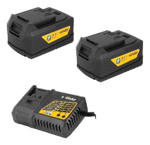 Chave Impacto Brushless +2 Bateria 4ah Carreg. Rapido Vonder