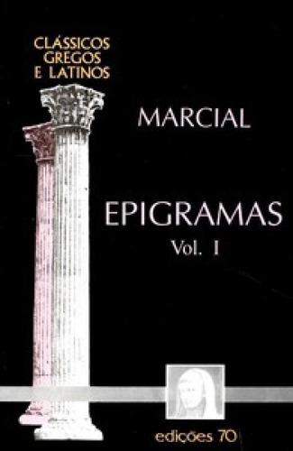 Epigramas, De Marcial. Editora Edicoes 70 - Almedina, Capa Mole Em Português