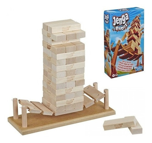 Juego De Mesa Jenga Bridge Puente Hasbro Mundo Manias