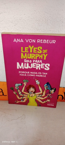 Libro Leyes De Murphy Solo Para Mujeres. Ana Von Rebeur