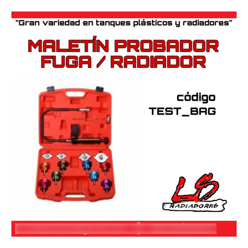 Maletin / Kit Probador De Fugas En Radiadores