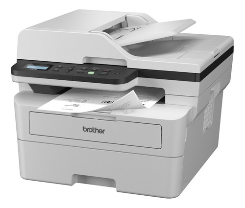 Impresora Multifuncional Brother Blanco Y Negro, Mono Láser Blanco