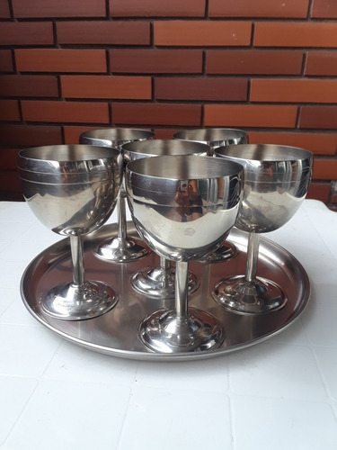 Copas De Acero Inoxidable 18-8