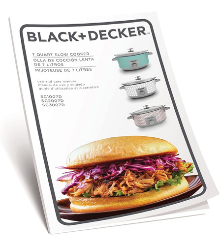 Imagen 8 de 8 de Black+decker Sc2007d Olla Lenta, 7 Cuartos De Galon, Color V