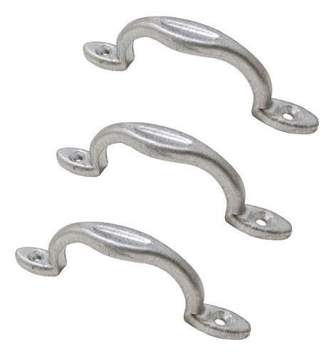 Manija Puente Cajón Aluminio Natural 110mm Pack X 25u. Aluminio Natural