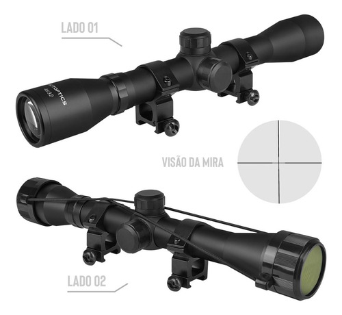 Espingarda De Pressao 5.5mm Pcp Quickshot Tatical Com Luneta