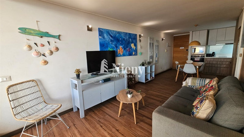 Vista Al Mar Con Azotea Privada,impecable Y Soleado. Concón