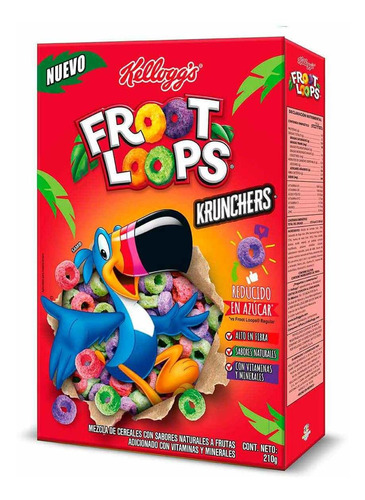 Cereal Kellogg's Froot Loops Krunchers 210g