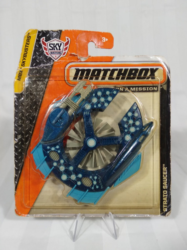 Nave Matchbox Mbx Skybusters Strato Saucer 2013 Color Azul