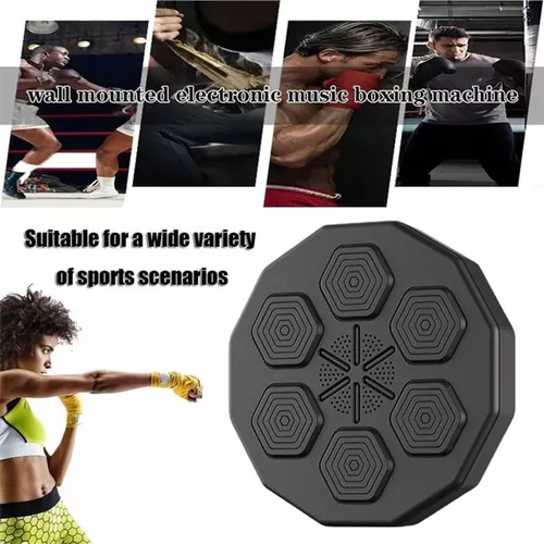 Máquina de boxeo electrónica, máquina de boxeo musical, máquina de boxeo,  equipo de boxeo para entrenamiento en casa, familia de boxeo recargable con