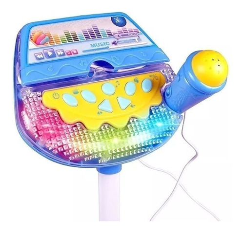 Microfono Infantil Karaoke Con Luces Y Efectos Regalosleon