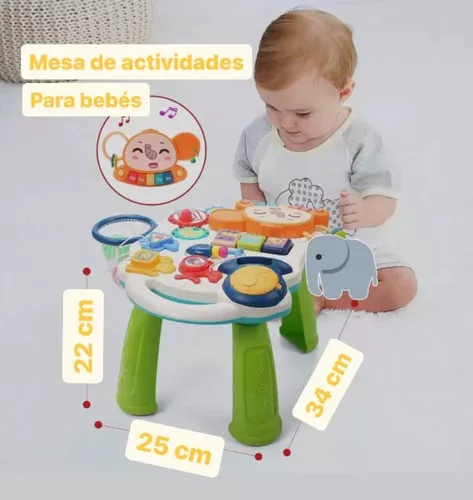 3 en 1 Andador Bebés,Tacata Bebé,Mesa de Centro de Actividades Educativas  con Tablero de Juego Extraíble,Caminador Bebé,Andadores para Bebés,Diseño  de