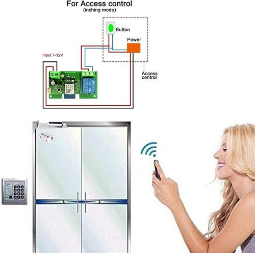 Smart Wifi Wireless Relay Switch 1 Canal Usb 5v Ca/cc 7-32v