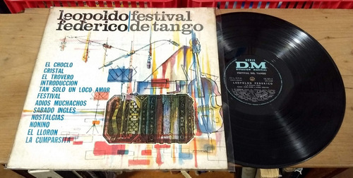 Leopoldo Federico Festival De Tango Disco Lp Vinilo