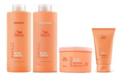 Shampo Lt+ Condition+ Mascar+ Mask Warming Nutrienrich Wella