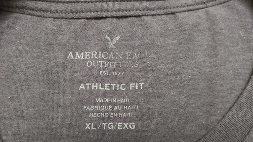 Remera American Eagle Talle Xl = L Mangas Cortas Importada