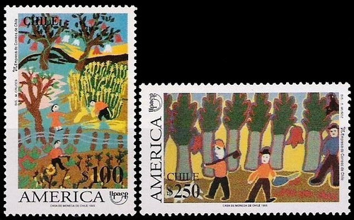 Medio Ambiente - América Upaep - Chile 1995 - Serie Mint