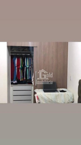 Apartamento Com 2 Dormitórios À Venda, 56 M² Por R$ 220.000 - Residencial Greenville - Ribeirão Preto/sp - Ap3104